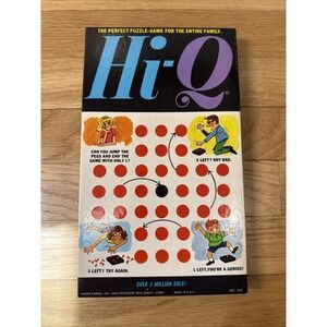 Sealed Vintage Hi-Q Puzzle Game by Kohner #120 1960's USA Brain Teaser Plastic